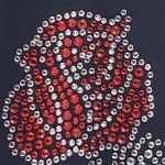 HAIR TUBE- RED ROSE