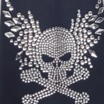HAIR TUBE- WINGED SKULL